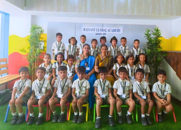 Confident smiles, curious