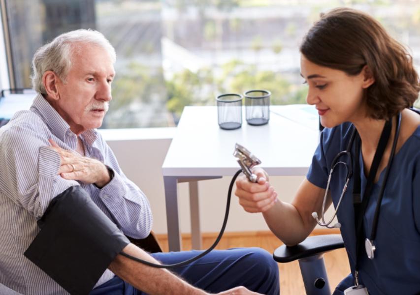 Nursing care for senior people