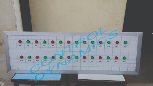 A mosaic mimic panel is a custom-built control pan