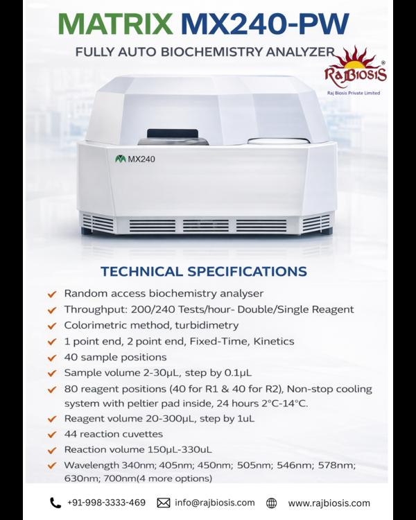 Fully Auto Biochemistry Analyzer