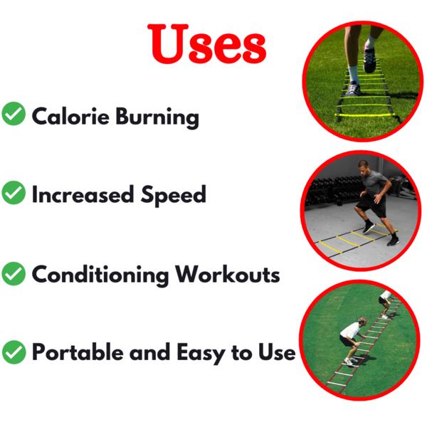 Ladder workouts, including agi