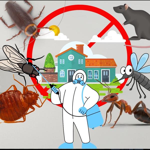 Pests like mosquitoes, cockroa