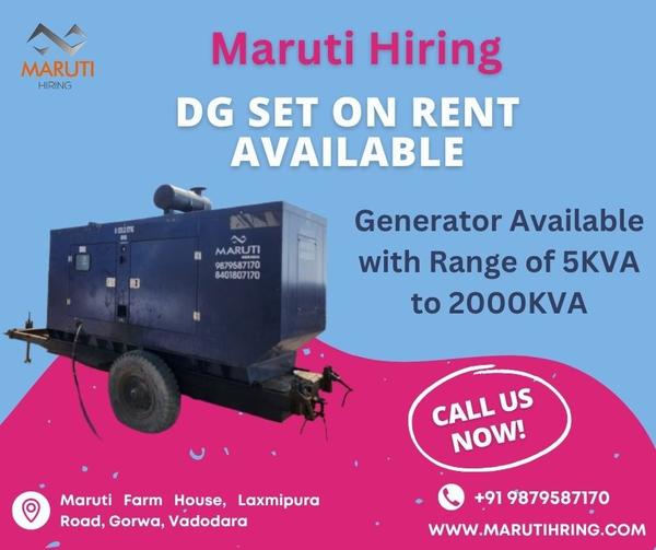 Generator on rent in Ahme