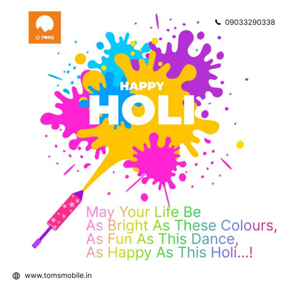 🎨🌸 May the colors of Holi wa
