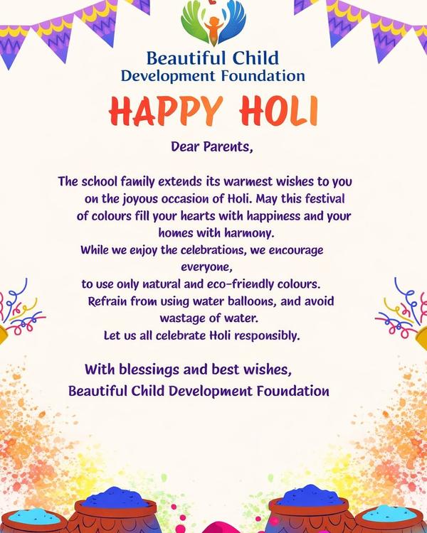 Beautiful child development foundation provided by