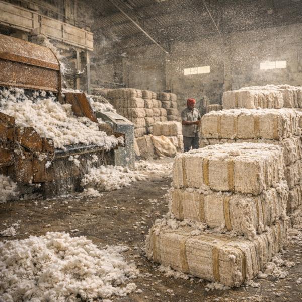 Export-Grade Indian Cotton for International Texti
