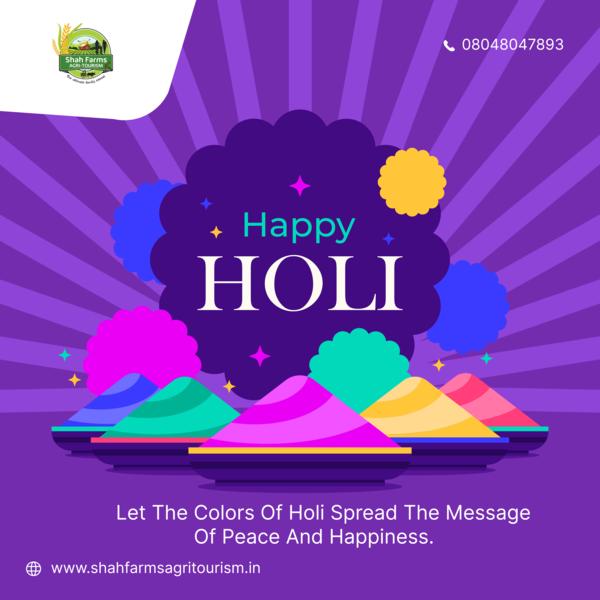 🌸🎨 May this Holi fill your h