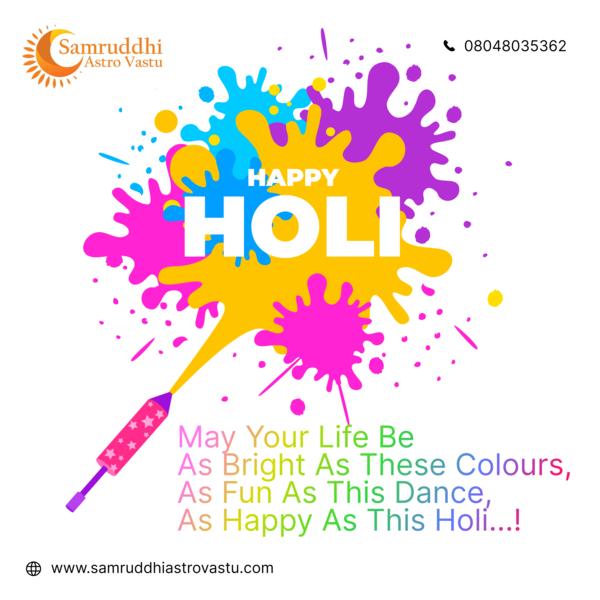 🎨🌸 May the colors of Holi wa