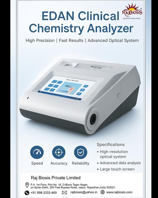 The Edan i15 Blood Gas Chemistry Analyzer is a com