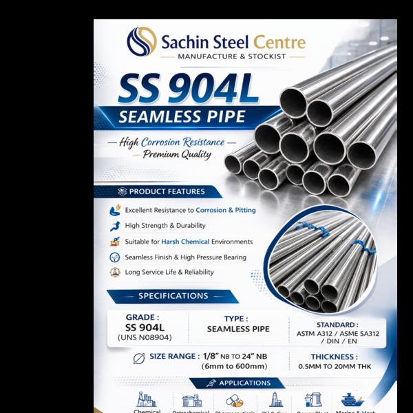 904L Seamless Pipe in Ker