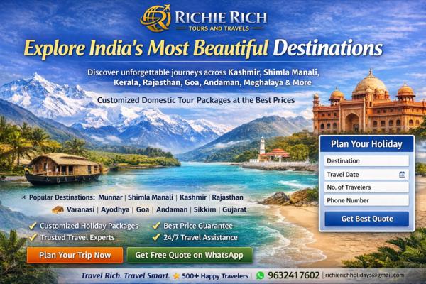 customized holiday packages in