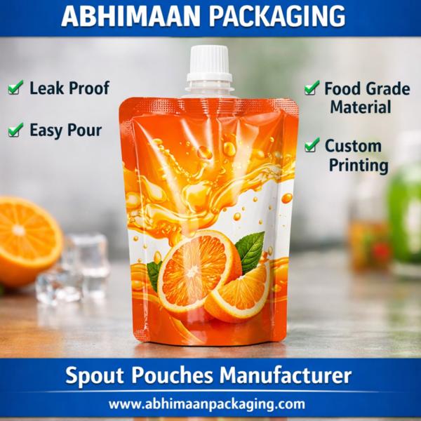 Spout Pouches by Abhimaan Packaging are a modern a