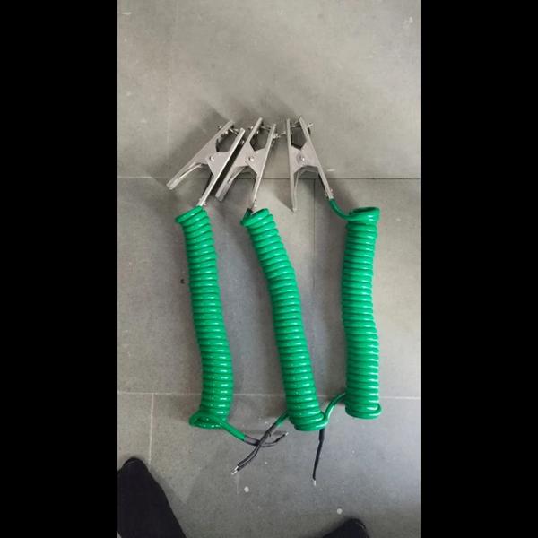 SS Earthing Clamp with Spiral Cable Manufacturer i