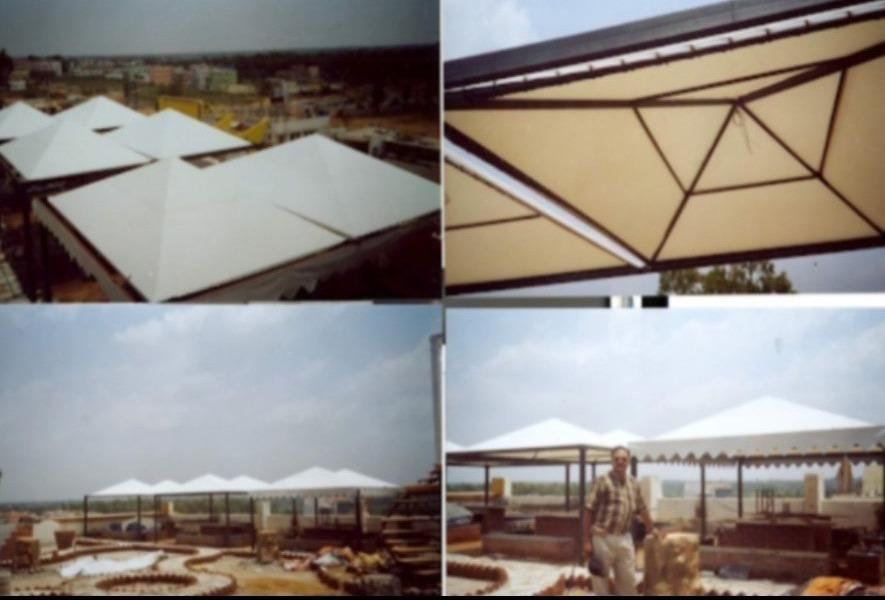 A tensile roofing system is an innovative approach