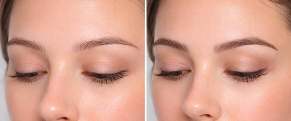 Brows quietly shape the entire