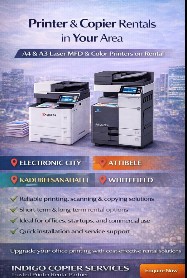 Indigo Copier Services provide