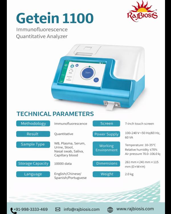 Getein 1100 Immunofluorescence Quantitative Analyz