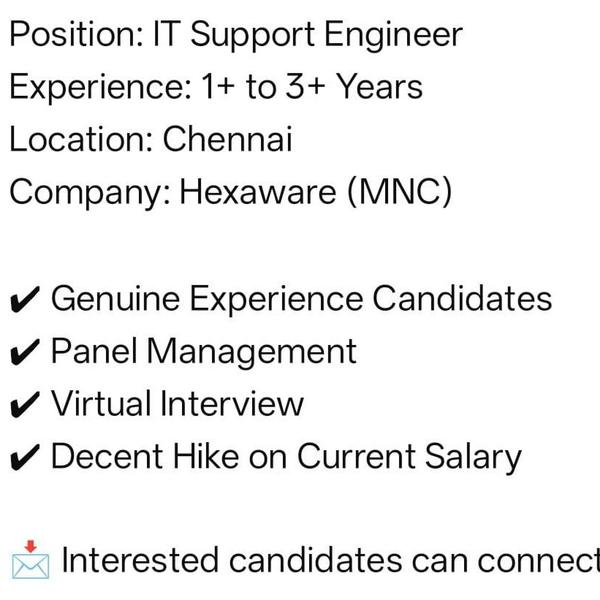 It support engineer