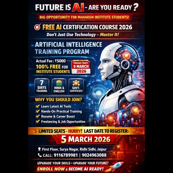 🚀 Future is AI – Are You