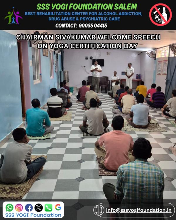 yoga certification ceremony in