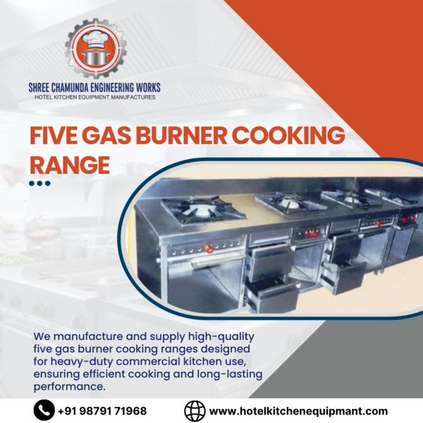 'Five Burner Gas Range in Vadodara  Shree Chamun