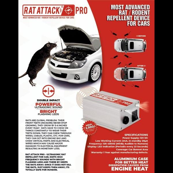 dual led blinking rat repeller