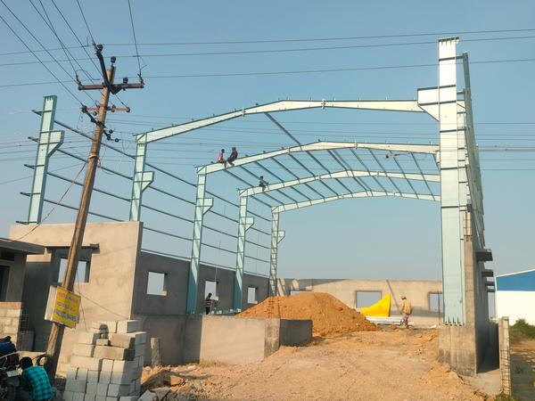 Industrial prefabricated shed 