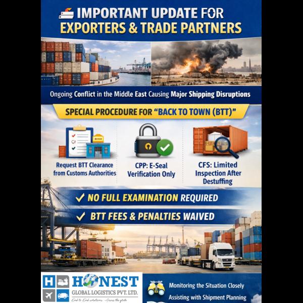 Due to the ongoing geopolitica