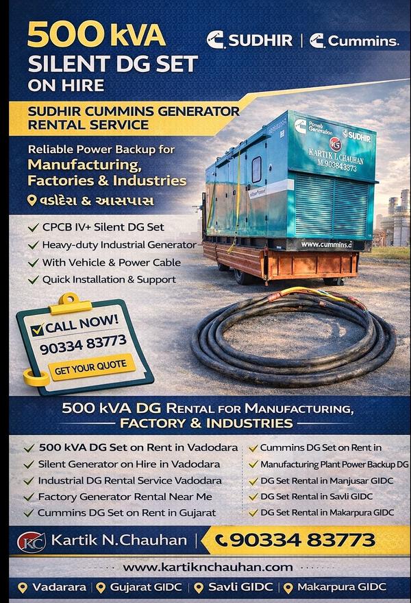 24 hours generator rental vado