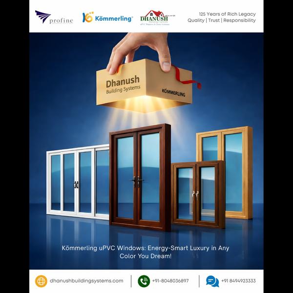 Kömmerling uPVC Windows: Energy-Smart Luxury in An