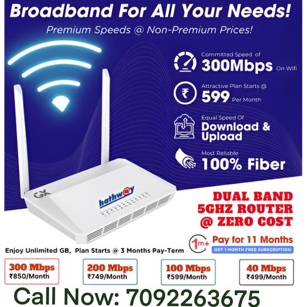 Fastest Broadband service in K