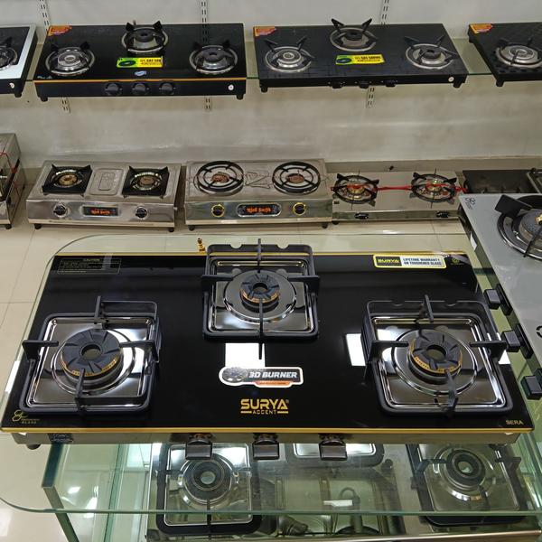 New gas stove is available in Wagholi shop. It's f