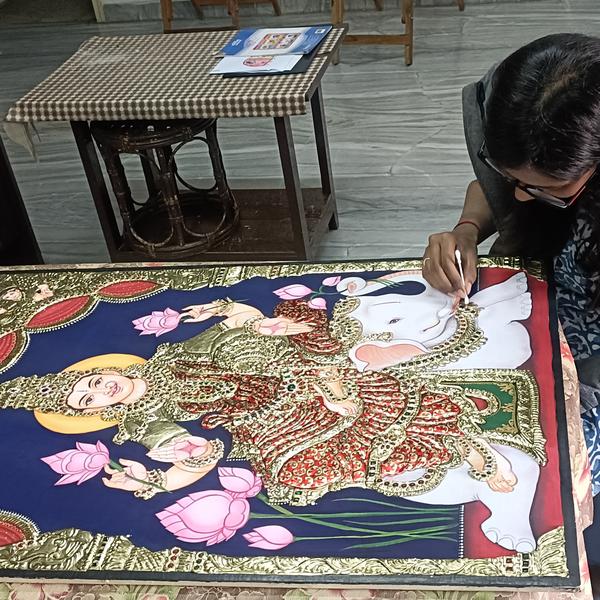 Tanjore painting classes 