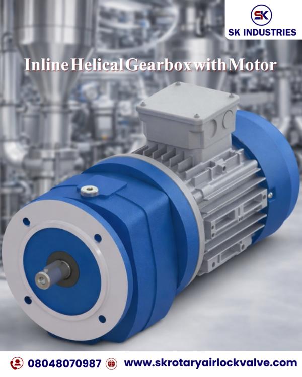 Inline Helical Gearbox with Motor Manufacturerr in