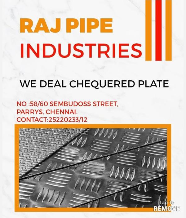 MS, Gi and SS Chequered Plate or Sheets available.