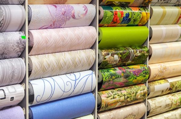 A wallpaper showroom offe