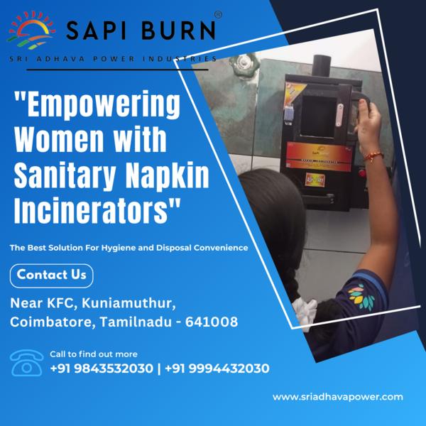 Proper disposal of sanitary napkins is essential f