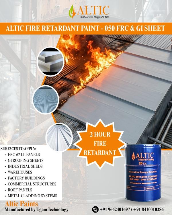 ALTIC Fire Retardant Paint – 050 (For FRC & GI She