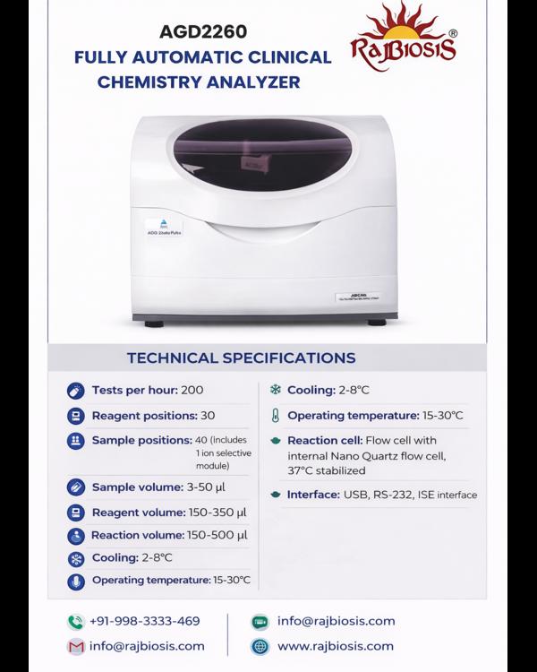 Fully Automatic Clinical Chemistry Analyzer