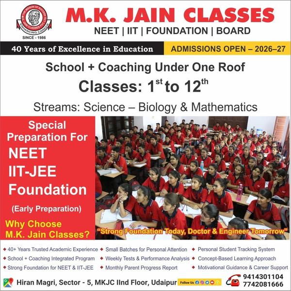 MKJAINCLASSES PVT.LTD UDA