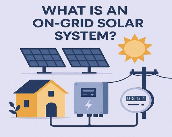 On-Grid Solar System (Grid-Tied Solar) An on-grid 