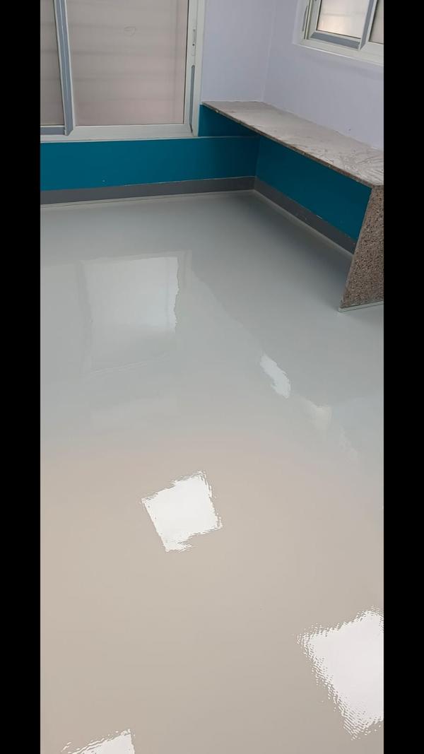 Epoxy Flooring at hospital laboratory 3mm Hospit
