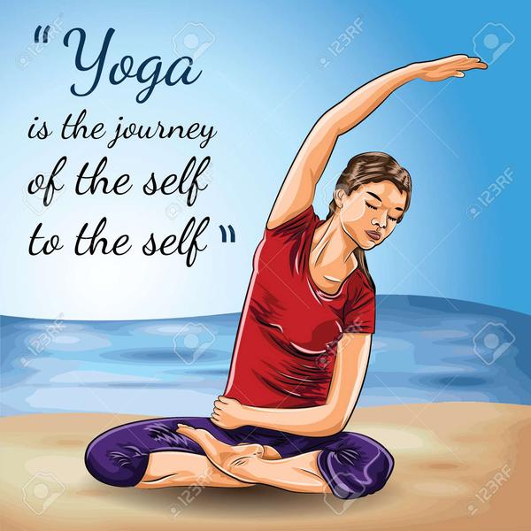 Yoga is the journey of the sel