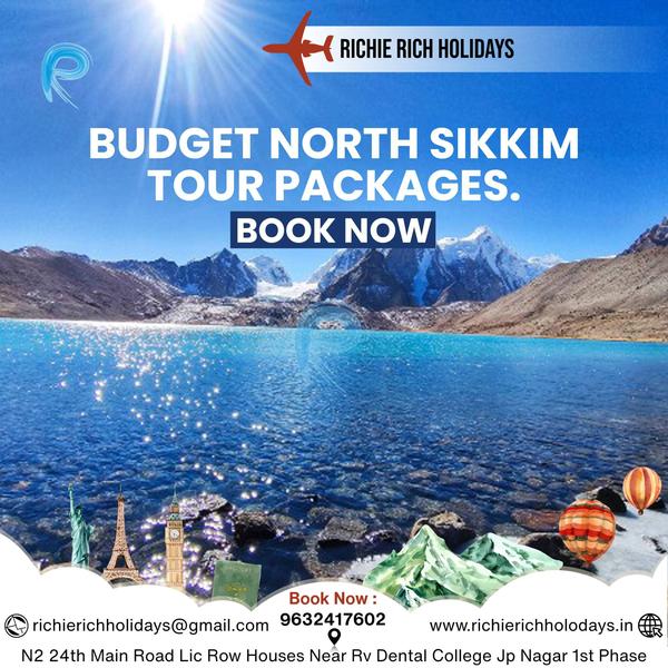 Snow-covered valleys, alpine l