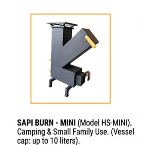 Introducing the SAPI BURN Wood Burning Rocket Stov