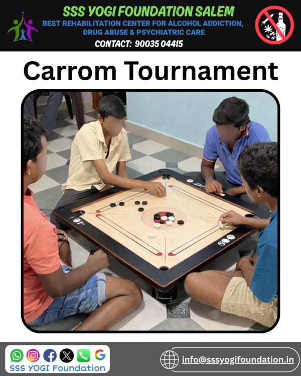 Carrom Tournament – Play, Focu