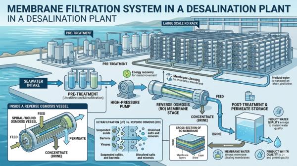 🌊💧 Turning Seawater into Freshwater  Here’s a g