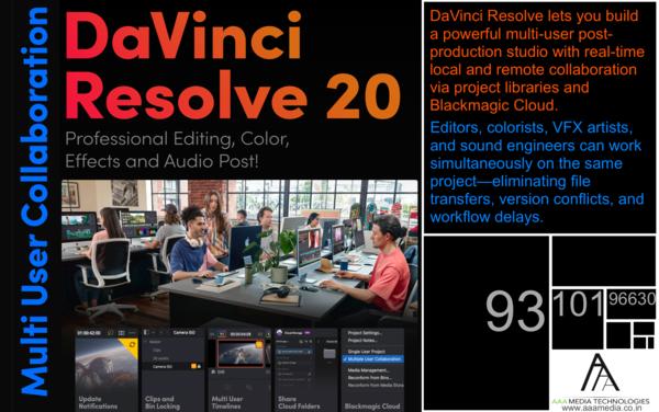 DaVinci Resolve lets you build a powerful multi-us