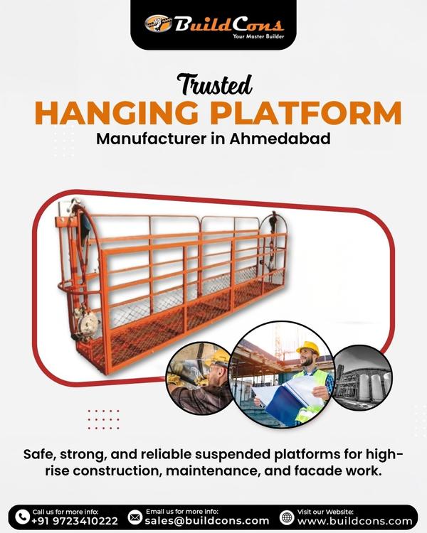 BuildCons is a leading Hanging Platform Manufactur