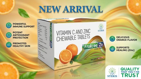 Vitamin C and Zinc Chewable Tablets for Immunity B